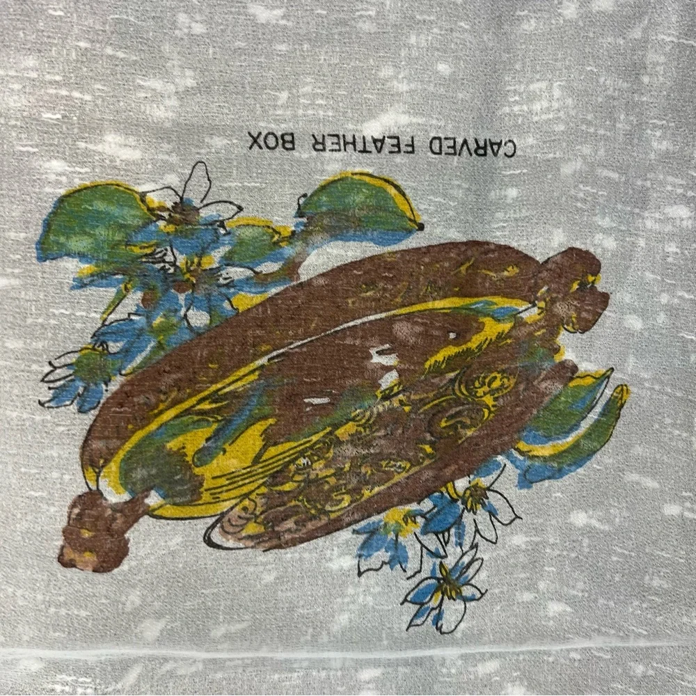 Vintage Dandy New Zealand Kiwi‎ Souvenir Scarf